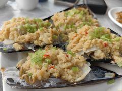 蒜蓉粉色蒸带子-众味海鲜大排档·活海鲜·潮汕味(南澳店)