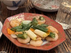 清炒虾仁与秋葵-平成屋· Late Night 食堂(四川北路店)