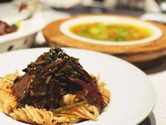 干拌馓子牛肉-花家怡园