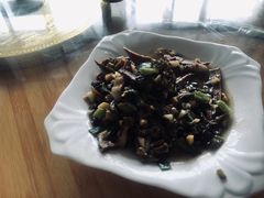 咸菜笋干炒肉-领鲜土菜馆