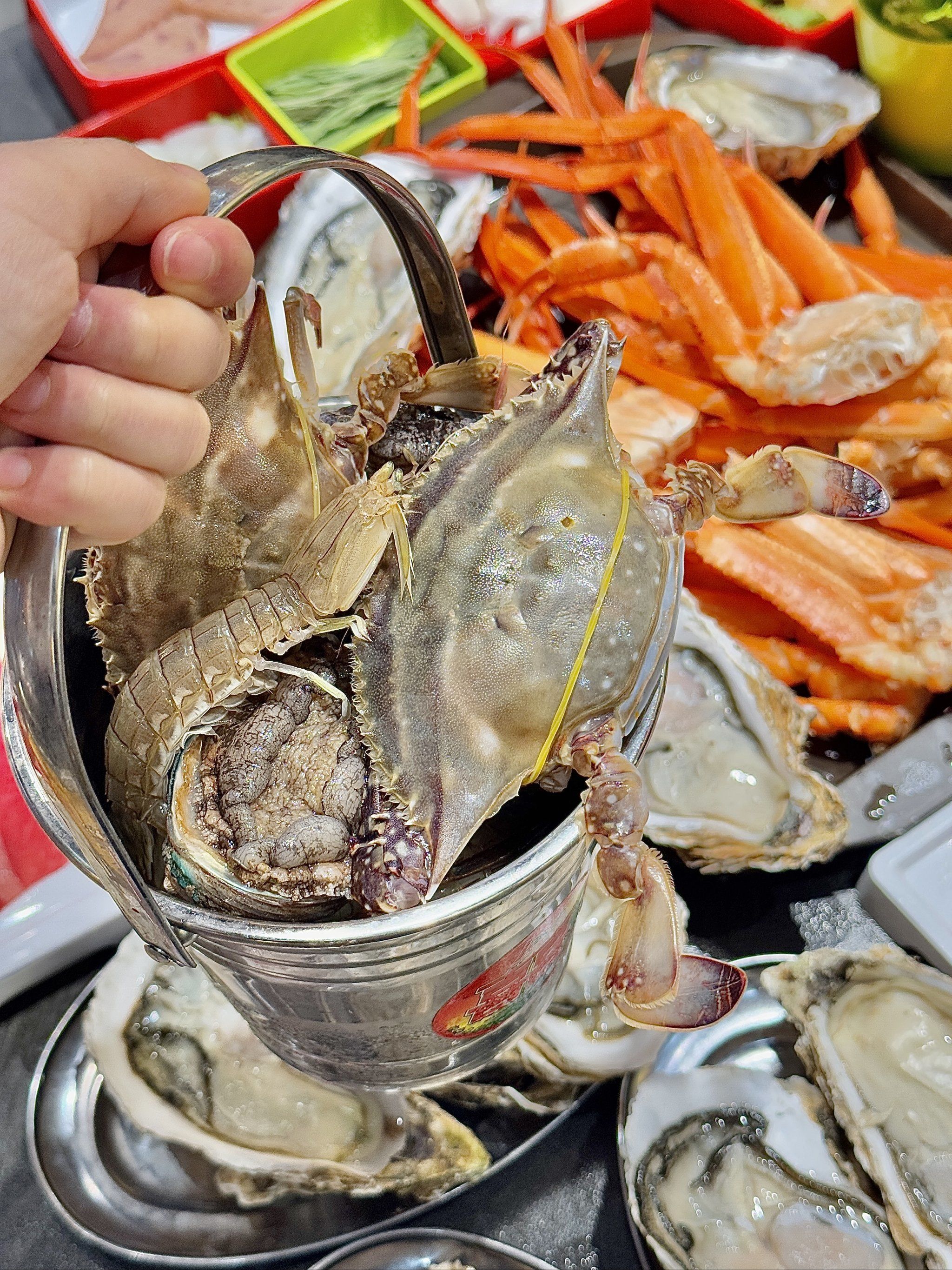 在正大广场真正实现了海鲜自由,太棒了