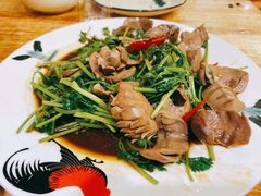 香菜拌猪腰-聪辉同安老美食饭店(大元路店)
