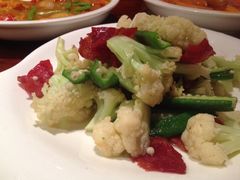黄秋葵炒花菜-春暖花开(西溪店)