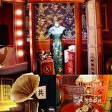 可以换装的美甲店！复古旗袍play[加油]