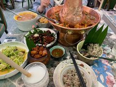 油爆猪皮-浩海火烧云傣家菜(京广店)