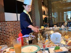 自助取餐区-额尔敦牛厨师铜板烧