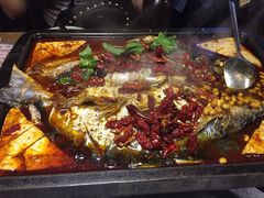 -探鱼·鲜青椒爽麻烤鱼(广州花都来又来店)