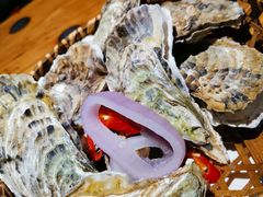 生蚝-路边摊小炉子烧烤