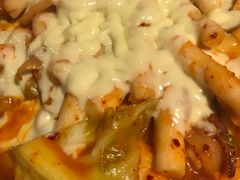 奶酪海鲜炒米糕条-包装马车·韩国料理·포장마차