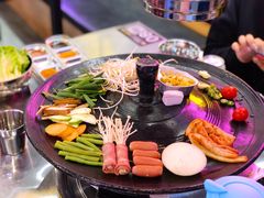 必选锅底-豚豚家돈돈가韩国锅盖烤肉(新北万达店)