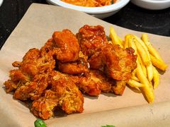 辣椒蒜香炸鸡-本家·添百客韩国料理(泰然店)