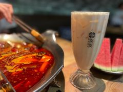 大红袍珍珠奶茶-湊湊火锅·茶憩(杭州湖滨银泰in77店)