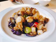 紫山茄拌扇贝-味莊·青岛菜(石老人店)