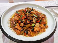 酸辣椒炒肉-雅和生态渔庄·宜城锅巴饭(龙灵山公园店)