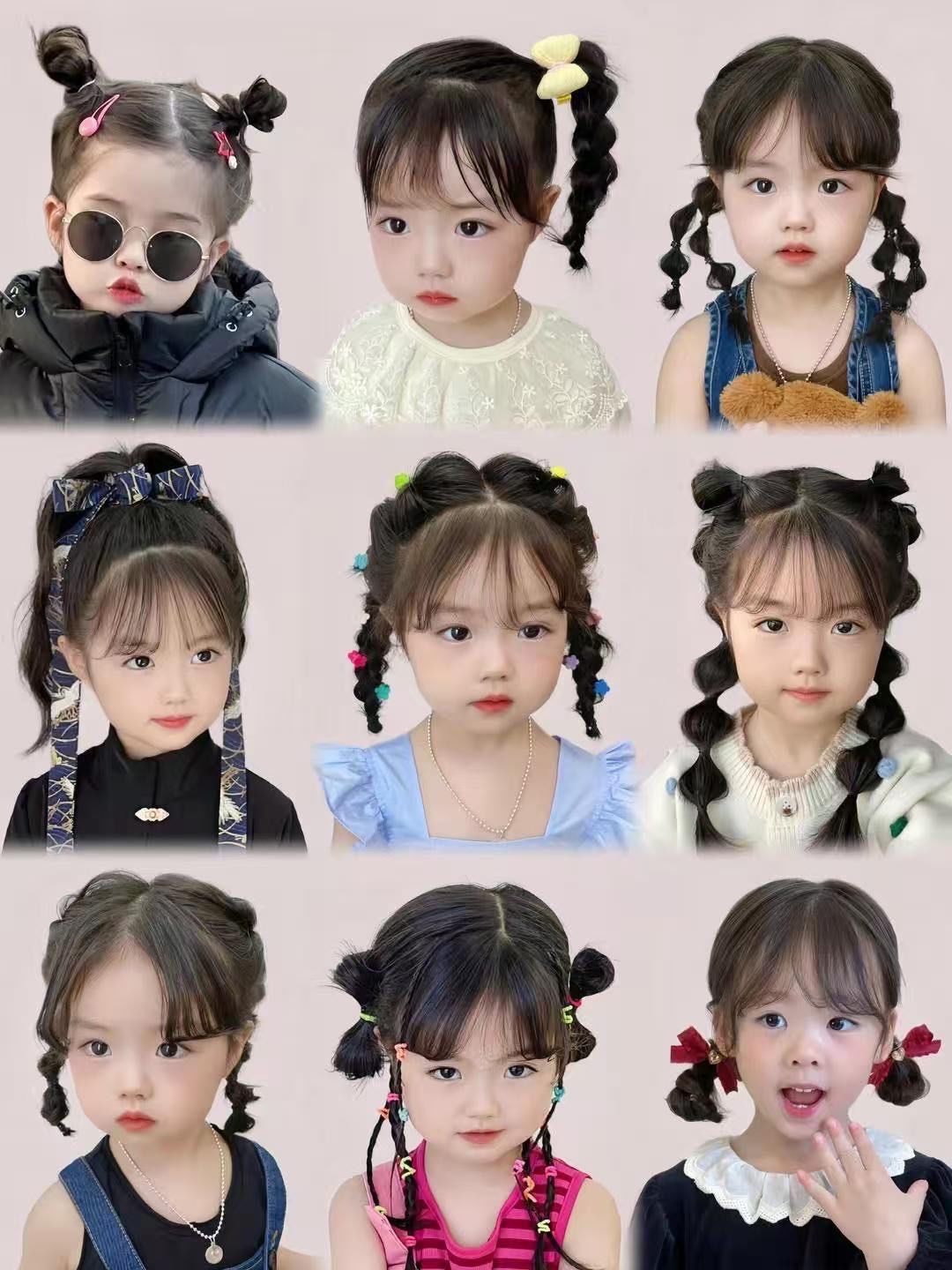 小女孩编发不是一般的美,家有小公主这样的