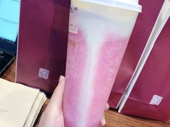 粉桃酪酪2.0-LELECHA乐乐茶(上海五角场万达广场店)