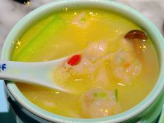 虾滑山菌汤-北平盛世·新京菜·北京烤鸭(劲松·双井店)