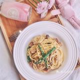 5/2 Saturday ｜ 芦笋午餐肉蛋黄奶酱意面🍝 