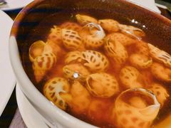 古越陈酿煮花螺-杭州西子湖四季酒店·金沙厅