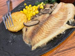 蘑菇香煎鱼-萨莉亚意式餐厅(金隅嘉品mall店)