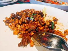 玉米菌菇炒牛肉-上海滩餐厅(BFC外滩金融中心店)