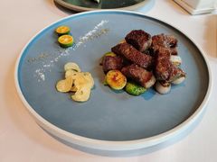 青柠海盐煎和牛粒-广州富力丽思卡尔顿酒店·丽轩·粤菜