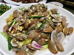 姜葱炒花甲-大王岭农庄
