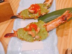 罗勒焗黑虎虾-花潮料理艺食馆(世欧广场店)
