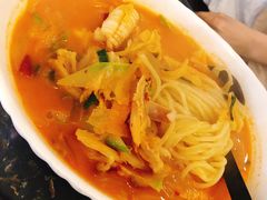 海鲜辣汤面-桃园中华料理炸酱面(燕儿岛路店)