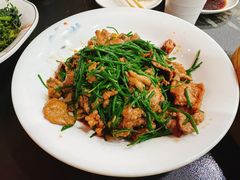 沙葱爆羊肉-老边饺子馆(中街店)