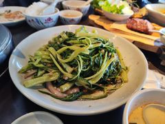 马拉盏炒通菜-大头虾越式风味餐厅(光明广场店)