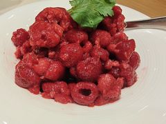 天然蜂蜜拌树莓-吉林省林业宾馆-餐厅