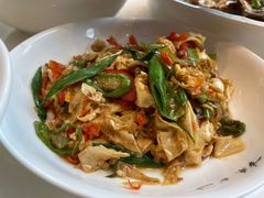 火腿炒农家豆腐皮-辣公子·千岛湖私房菜(滨江店)