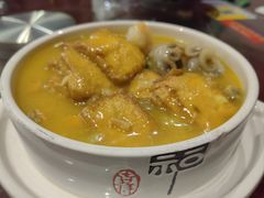 -东来菜馆•手抓海鲜家常菜•海鲜锅贴(鸽子窝店)