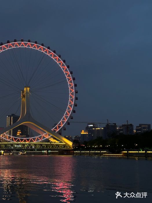 天津之眼摩天轮图片
