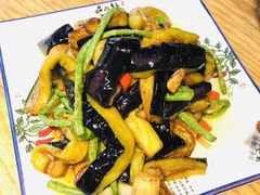 茄子豇豆-鸡毛店·川菜(双楠店)