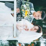 森系清新婚纱照