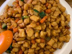 虾仁炒疙瘩-老回回饺子馆(海洋馆店)
