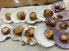 烤扇贝-真情鲍鱼海鲜汤