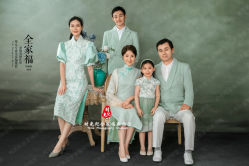 -时光纪亲子全家福照相馆(静安店母女写真父母纪念照)