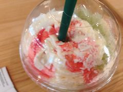 圣诞雪树抹茶拿铁-星巴克(天津凯德天津湾店)