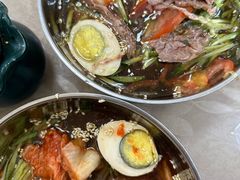 -吉林延边牛肉汤饭，大冷面