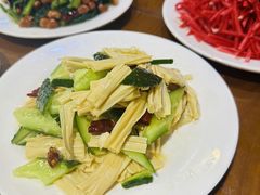 果仁菠菜-玫瑰红烤羊排(北新桥三条店)