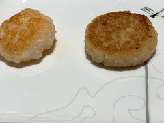 煎藕粉拼煎虾饼-花城苑广府菜(侨鑫店)