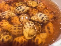 古越陈酿煮花螺-杭州西子湖四季酒店·金沙厅