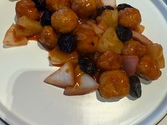 黑蒜鲜菠咕咾肉-禧宴Joyous Restaurant(禧园店)