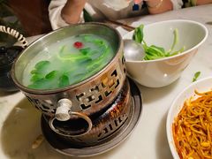 水煮鸡毛菜-初蓉丨遇见新川菜(亲贤街荣耀店)