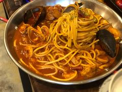 韩式辣海鲜意面-Kpasta韩式意大利面