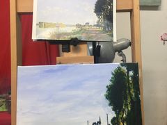 第一次画的油画-八哥美术·成人美术画室(总校区)