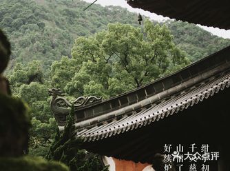 古刹的幽与静 一眼千年国清寺